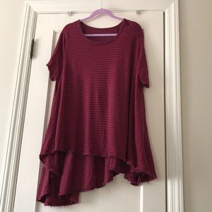 Free People A-line shirt